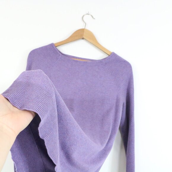 *Loft Purple Long Sleeve - Picture 5 of 7